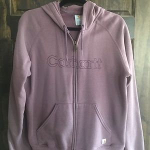 Carhartt zip up sweatshirt jacket